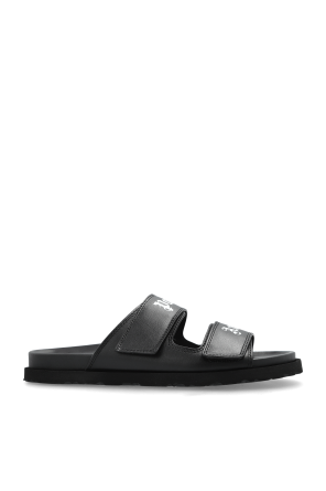 Alexander Wang AW プール スライド サンダル ロゴ Alexander Wang Aw Pool logo-embossed Slides | White